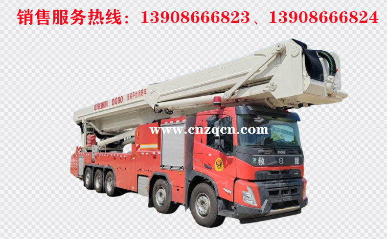沃爾沃volvo五軸登高平臺(tái)消防車(chē)