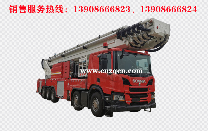 斯堪尼亞scania五軸登高平臺(tái)消防車(chē)