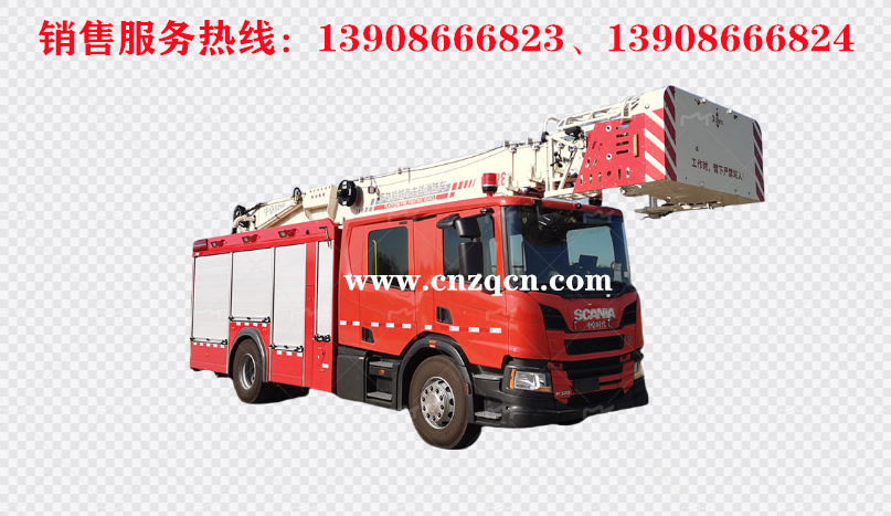 斯堪尼亞scania單橋登高平臺(tái)消防車(chē)